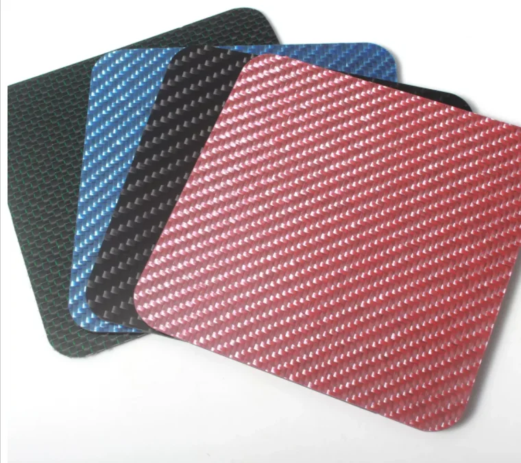 OEM thin mat carbon fiber sheets thermoplastic 0.1mm CNC 3k carbon fiber sheet  light weight 2mm 3mm 5mm 6mm