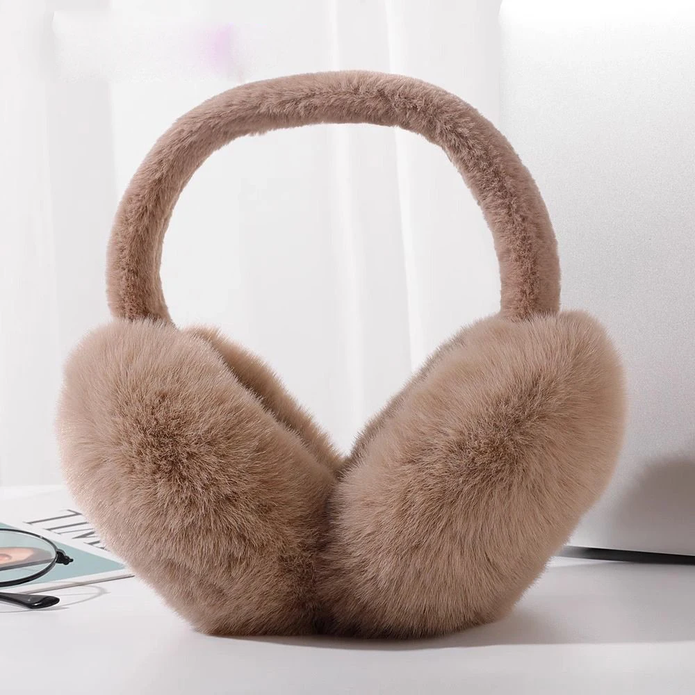 2024 New Design Outdoor Cold proof Plush Warm Ear Protection Foldable Cycling Travel Portable Women Ear Muffs Winter