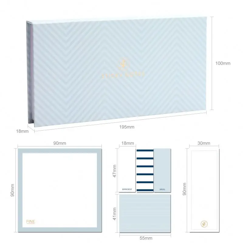 600 post stickers Cute foil notebook marker memo pad stationery supplies kawaii sticky notes with paper box