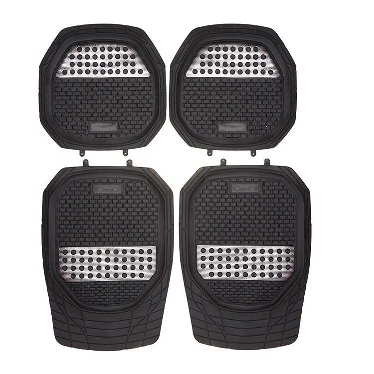 Wholesale Factory Price  Waterproof Luxury Car Mats Floor 3d Universal PVC Car Floor Mat 4 Pieces Set