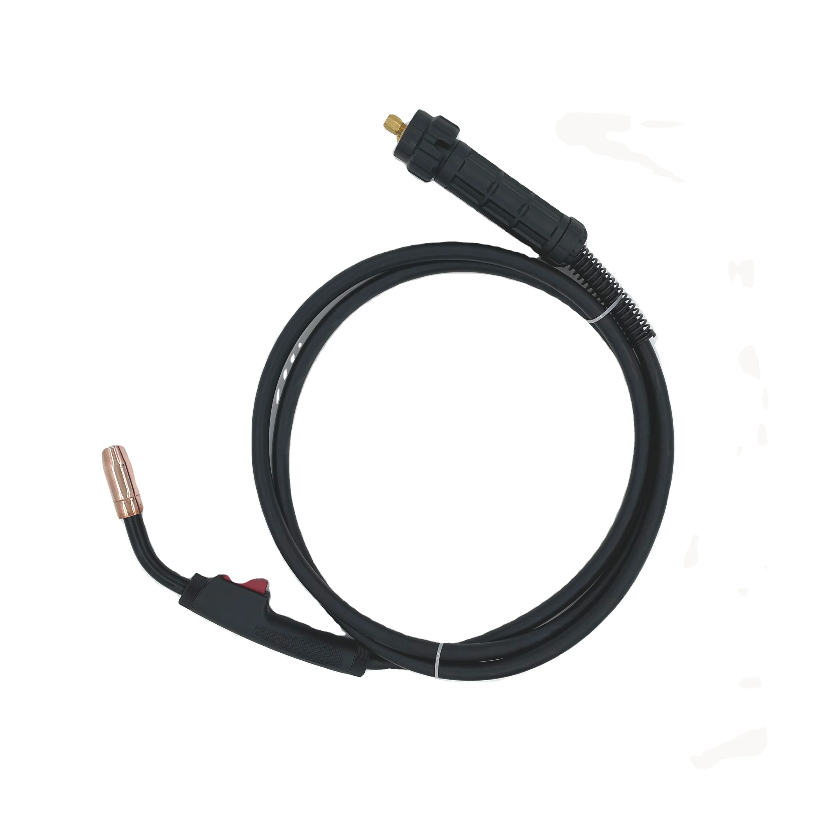 180A Carbon Dioxide Gas Shield 180Amp CO2 Euro Adaptor for Tweco Machine MIG Torch Gas Cooled Welding Gun