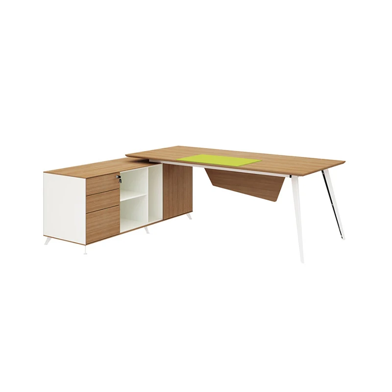 Modern Design Office Desk Furniture With Storage Cabinet Ceo Director Manager Executive Desk Office Table Boss Exec