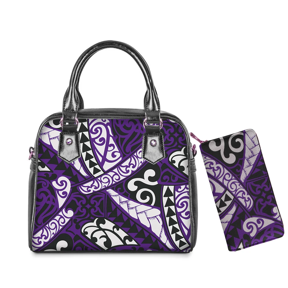 
Green Polynesian Traditional Tribal Designer Handbags Famous Brands Women Crossbody Handbags For Woman Bags Luxury Pu Handbags 