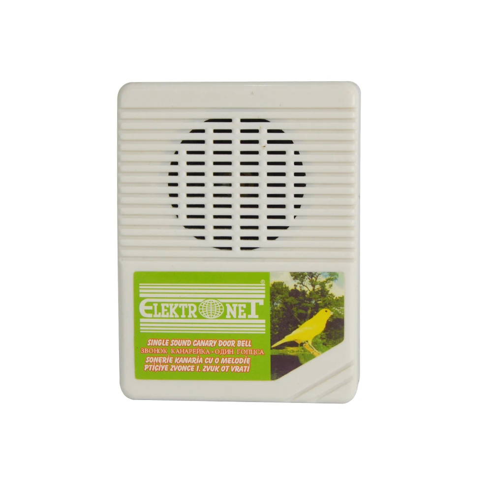 Direct manufacturer supply Classical shape AC Wired Canary door bell electronic Bird singing sound doorbell