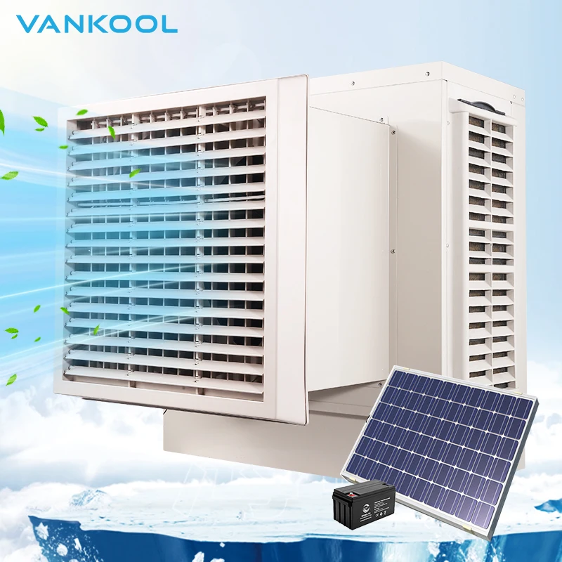 220V 12V solar window water air conditioner cooler window air conditioner cooling evaporative air cooler fan