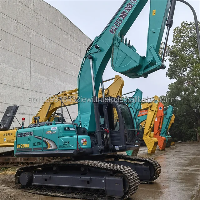 Low price Kobelco Excavator for sale Used Kobelco SK200-8 crawler excavator