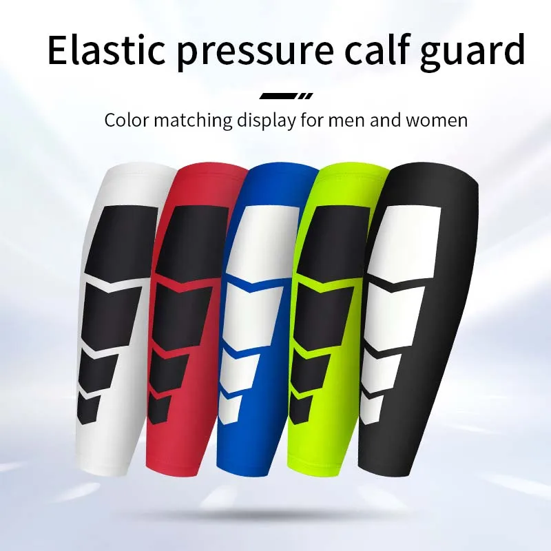 Verchoo Custom Fitness Sport Football Compression Leg Protection Shin Guards Soccer Elastic Breathable Calf Sleeve Support Brace