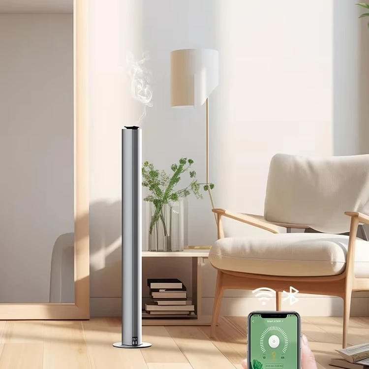 new product ideas 2024 Aluminum WiFi/Bluetooth Aroma Fragrance Diffuser Remote Smart Appliances Control Home Freshener Machine