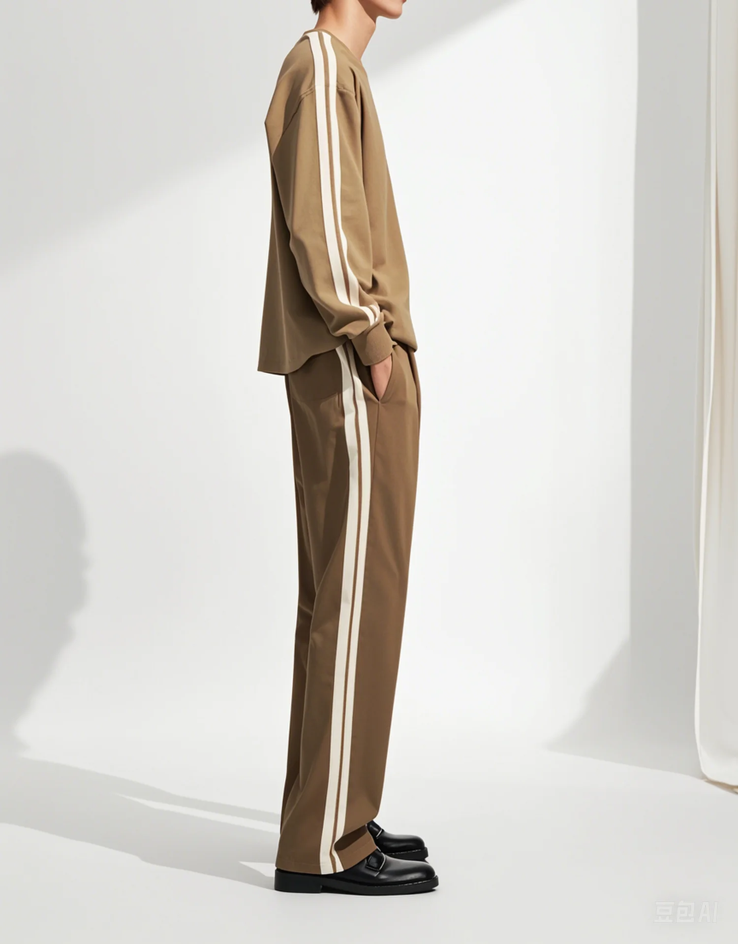 Water resistant feature benefit Mens leisure trousers made of polyester cotton blend, Feature Water resistance Benefit