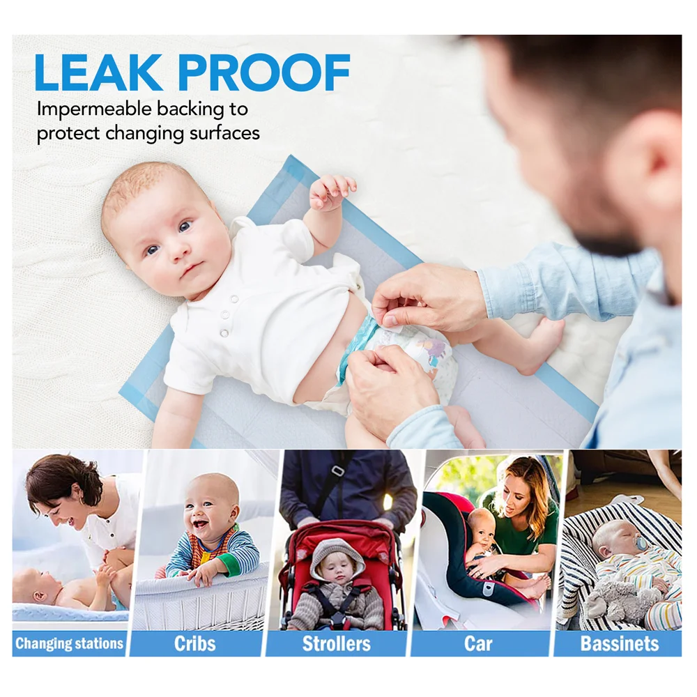 Baby Changing Mat Super Absorbent Disposable Maternity Underpads Waterproof Bed Mat Nursing Liners for Changing Pad For Baby