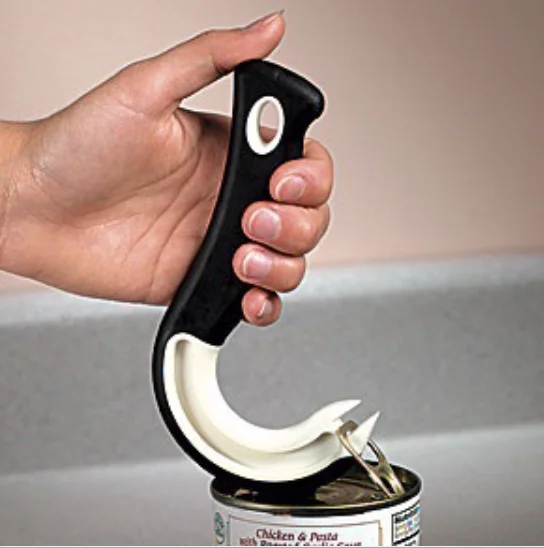 Fashion 2022 Hook-shaped Can Opener Can Opener Household Kitchen Gadgets