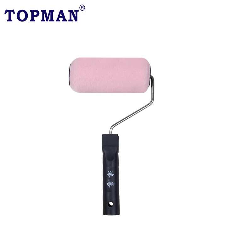 Qixi 6 Inch Industrial DIY Paint Roller Lint-Free Fixed Style Small Area Wall Painting Marble Glue Customized OEM Made Polyester