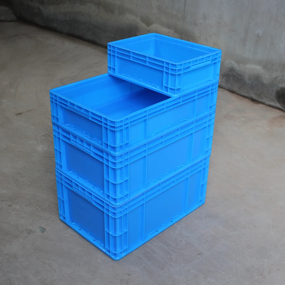 Linhui Eco-Friendly Manufacturer PP Storage Crates Plastic Turnover Box Basket