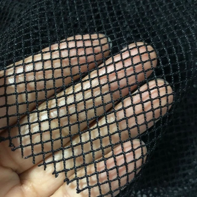 Трикотажная сетчатая ткань из полиэстера с большими отверстиями