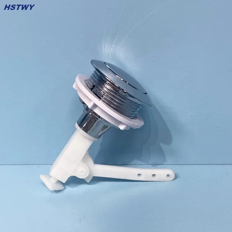 HA101-2 хром на унитаз из АБС-пластика механические один круглый кнопочный переключатель с 38 мм для керамический туалетный Бачок Топ нажимная кнопка