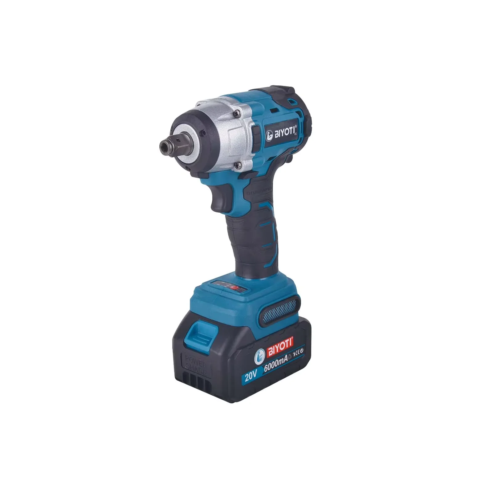 High Quality Impact Wrench High Efficiency Electric Wrench Good Quality Lithium Battery Cordless Brushless Wrench