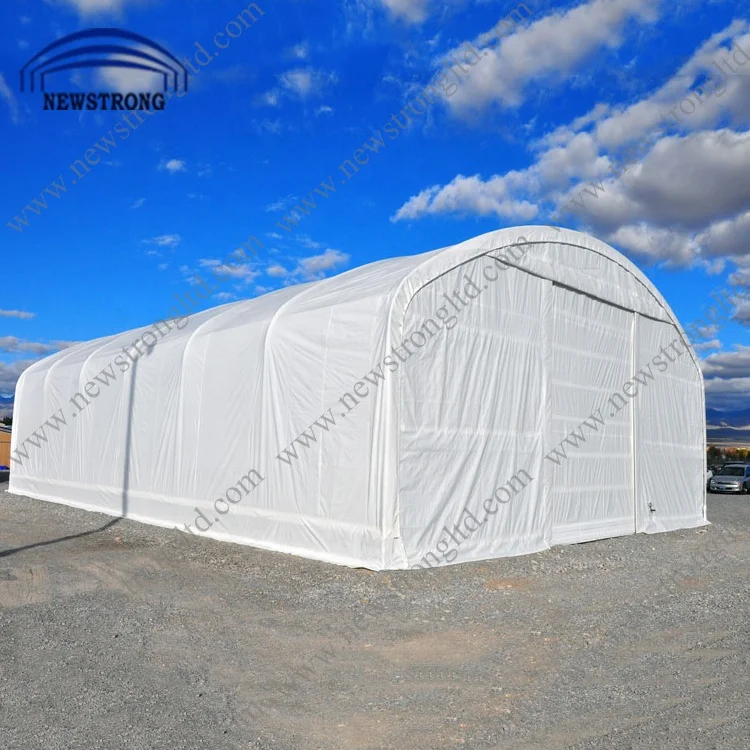 
Super Strong steel frame storage tent with PVC fabric 