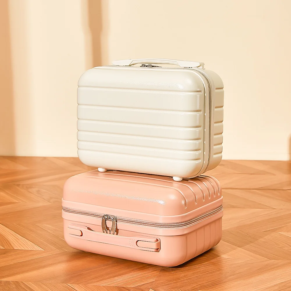 Custom Extra Large Light Weight Business School 12 14 Inch Multifunction Pc Lady Travel Suitcase Luggage Makeup Case