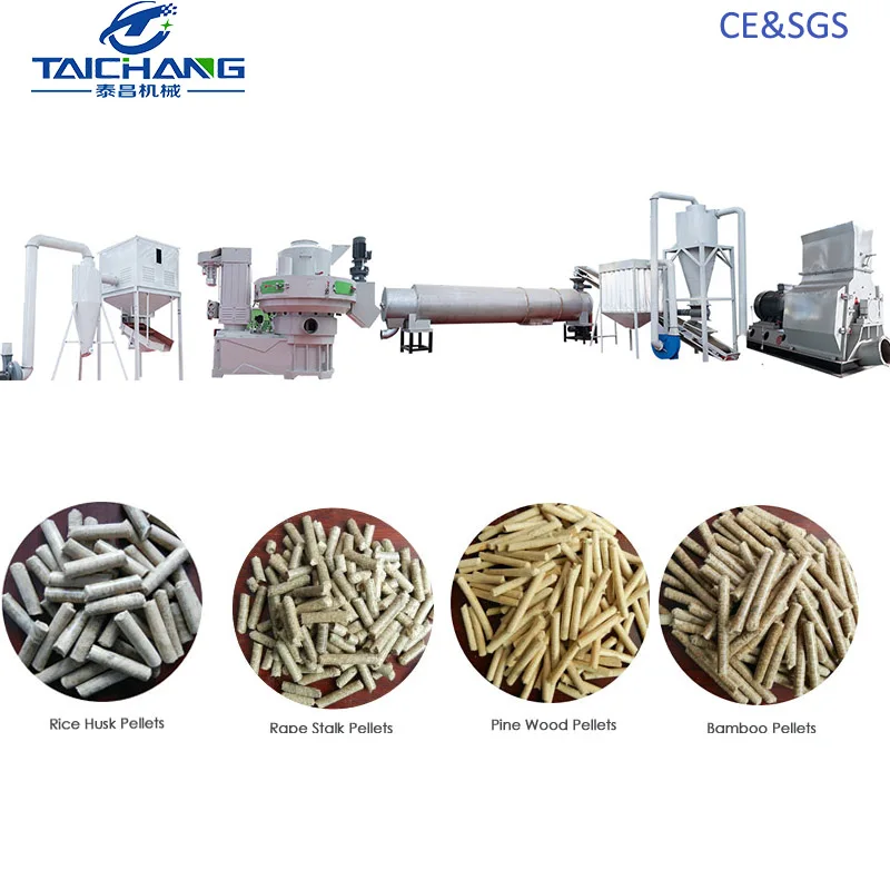 Professional Supplier Complete Biomass Wood Sawdust Pellet Line/Pelletizing Extruder