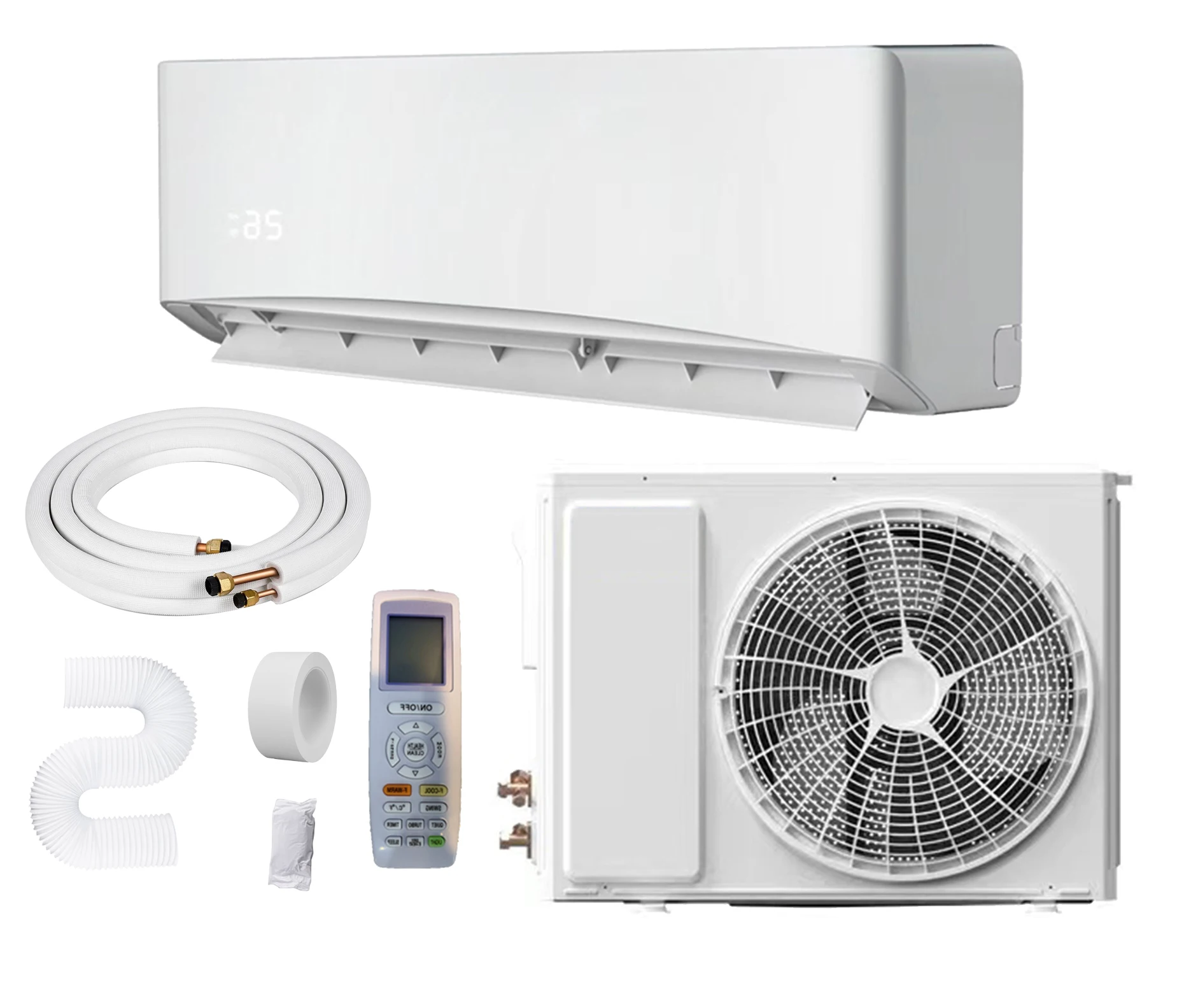 24000BTU No Inverter Cooling Only Mist Single Room Airconditioner Wall Split Kenwood Acdc Air Conditioner 1.5 Ton 220V