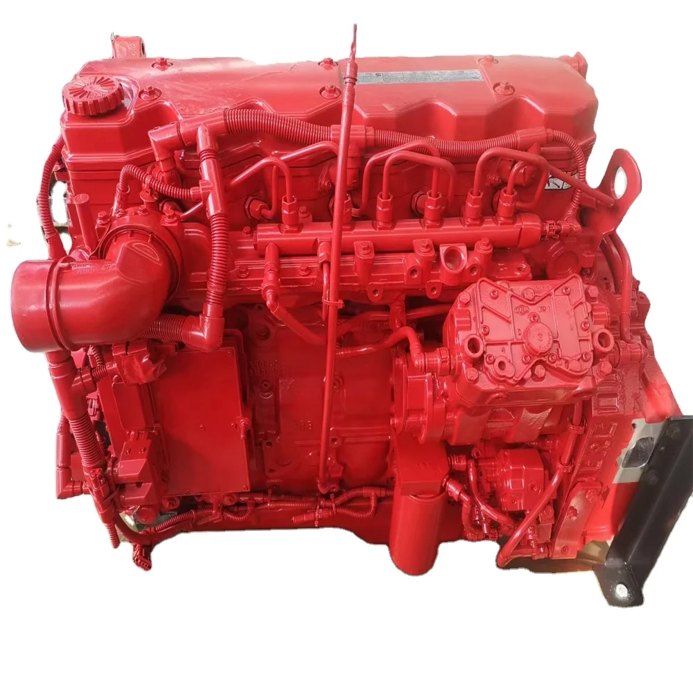 For Isbe 6 New Long Block Base Engine Marine Truck Diesel Engine Assembly Excavating Machinery For Cummins Isbe 6 Cylind