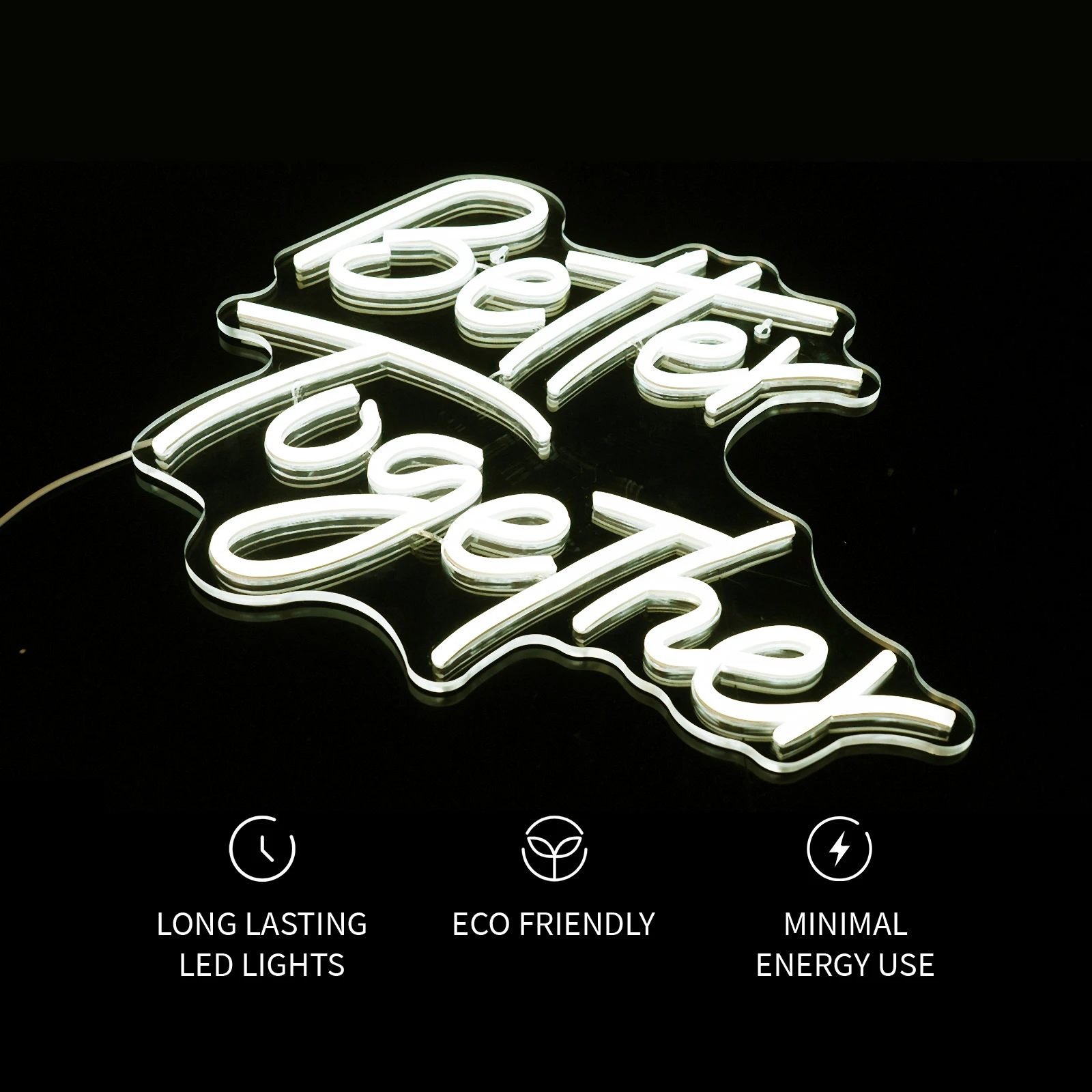 Custom for Party Room Wall Decor better together LED sign Bedroom Playstation Neon Sign Light