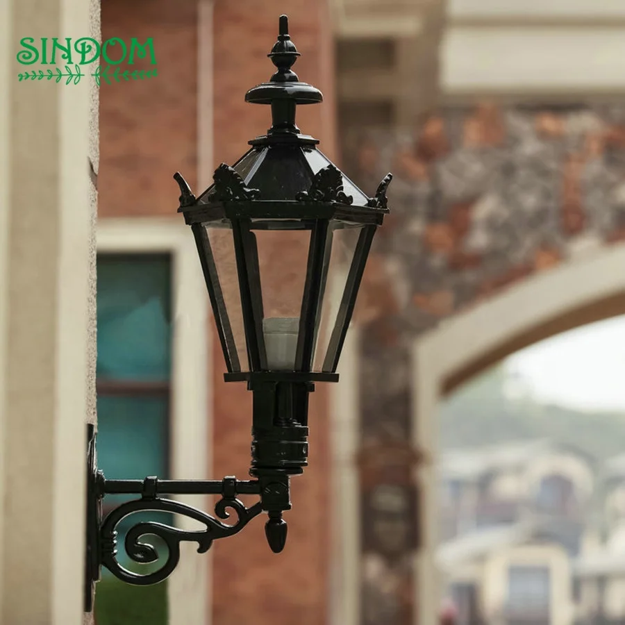Antique Exterior Wall Light Outdoor Hotel Metal Wall Mounted Lamp