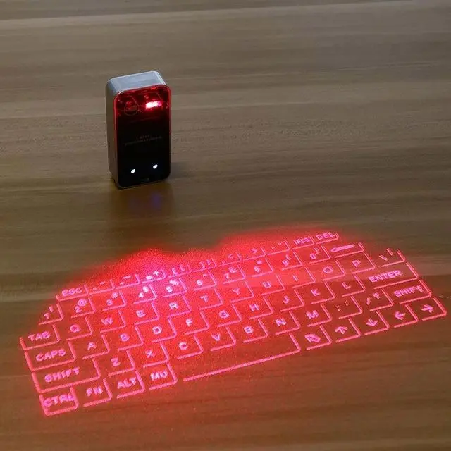 Portable Bt  Wireless Laser Virtual Projection Keyboard for iOS Android Smart Phone Tablet iPad Pc Notebook