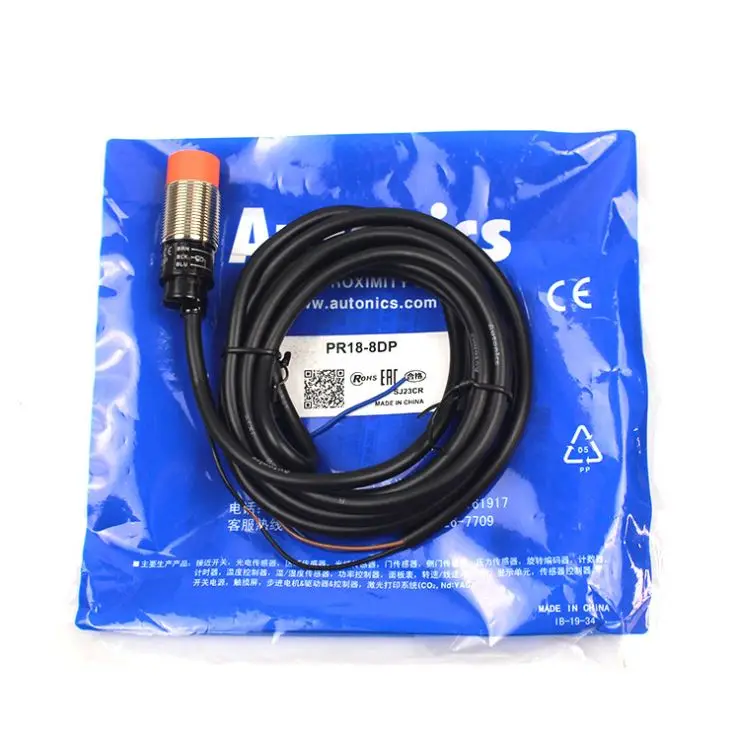 Autonics PR18-8DP Proximity Switch Sensor Detects Distance 8mm Non-shielded Type Install PNP Normally Open new original