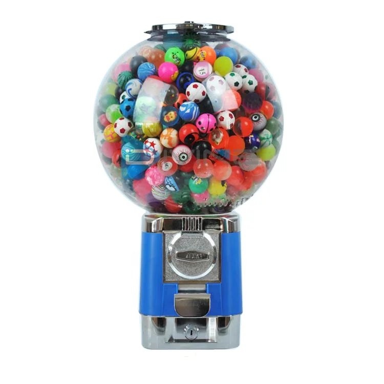 Coin Operated machine Gumball Bank Adjustable Dispenser Wheels Gumball Machine Capsule Toy Mini Candy Vending Machines
