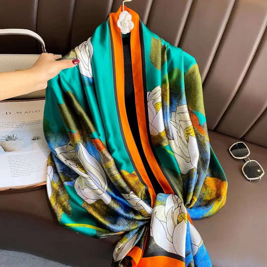 Spring and summer new warm scarves Spring and autumn long shawl scarf