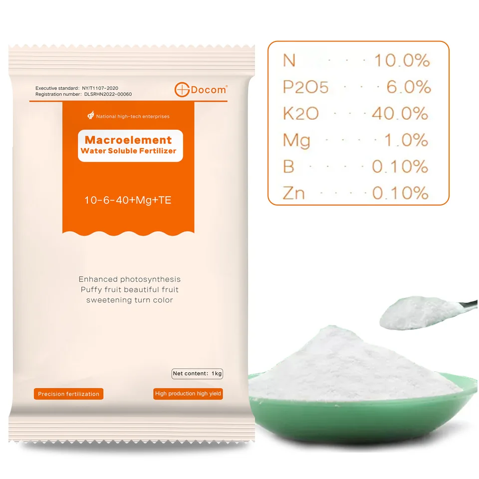 Superior macroelement water soluble fertilizer high potassium type NPK fertilizer for fruit trees