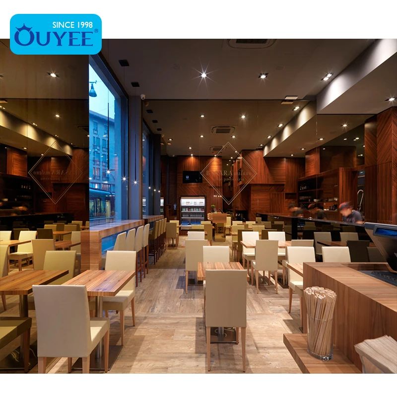 Shopping Mall Resturant Furniture Chair Coffee Shop New Concept Cafe Interior Design Commercial Decor Coffee Shop Counter
