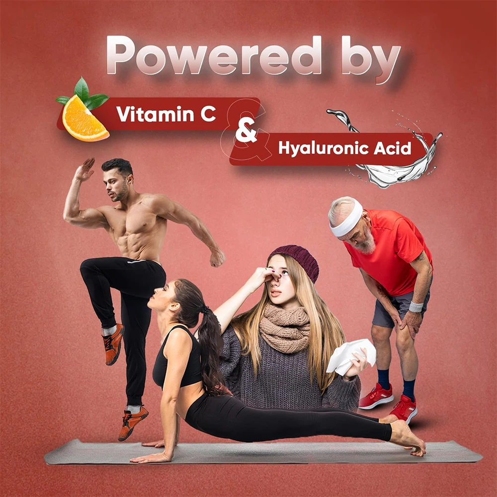 OEM Glucosamine and Chondroitin High Strength with Hyaluronic Acid Vitamin C Turmeric Joint and Skin Supplements for Adults