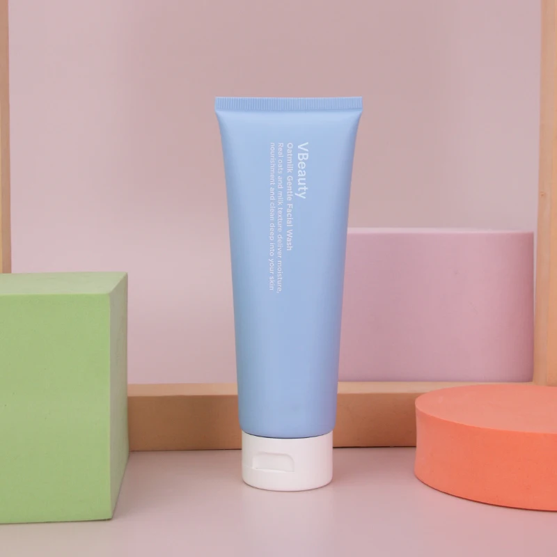 High Quality Flip Top Cosmetic Plastic Squeeze Tube Packaging for Cosmet Matte Squeeze Tube