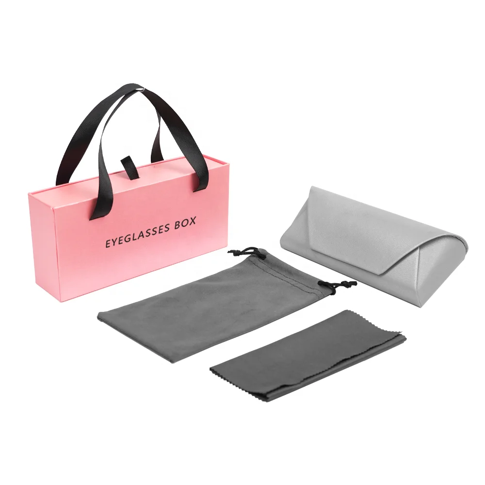 Custom Logo Paper Cardboard Box Funky Sunglasses Package Set Glasses Case Packaging Eyeglasses Cases & Bags Folding Glasses Box