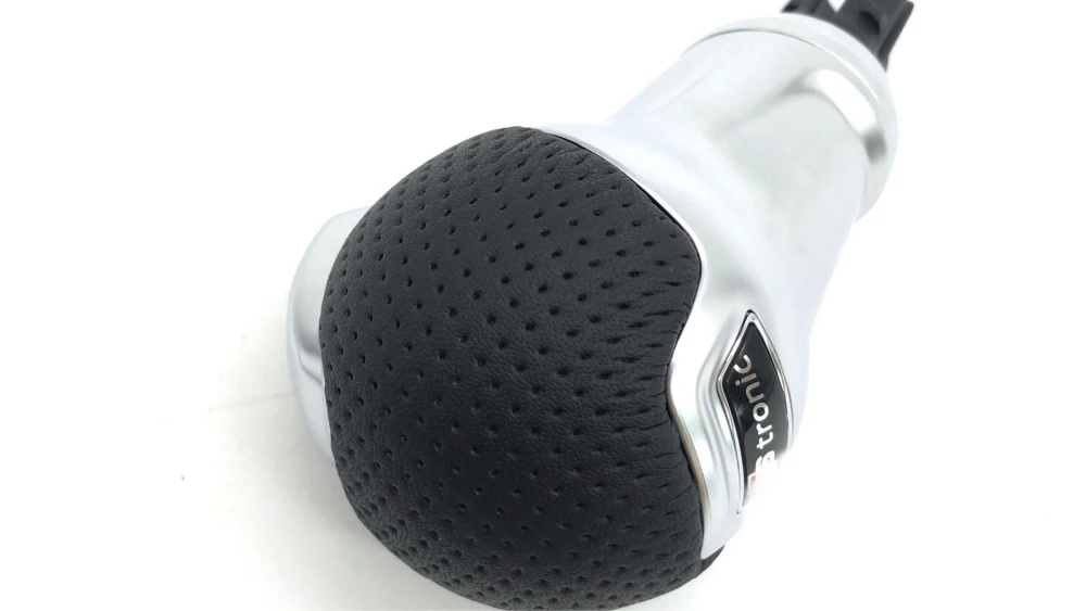 leather Honeycomb hole Shift Knob DSG AT Stronic Shift Lever For audi* A3 for V W Golf 6/7 Passat* B6 B7 CC POLO Jetta* MK6