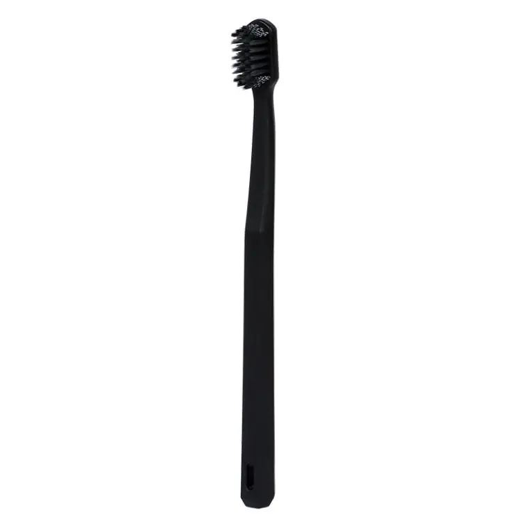 Eco friendly  oem custom black adult white soft bristle toothbrush manufacturer