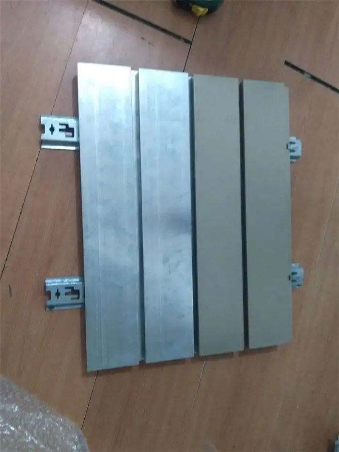 suspended metal strip ceiling aluminium slat ceiling
