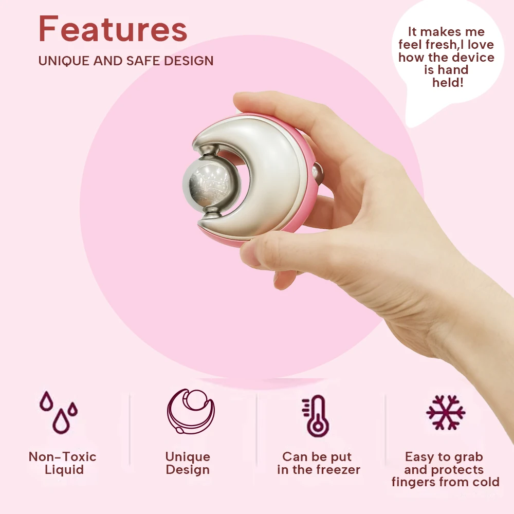 Novebeauty Dual-head Delight 2024 Stainless Steel Ice Globe Facial Massage Set for Home Beauty