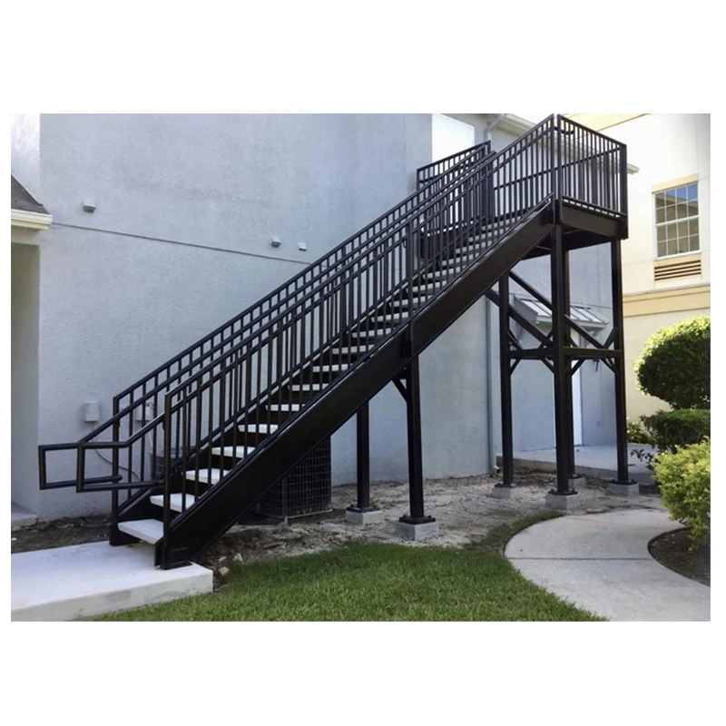 Good Price Durable Exterior Stair Project Used Outdoor Mental Staircase Grid Style Stairs