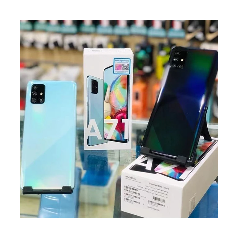 Оригинальный Восстановленный 6,7 дюймовый большой экран разблокированный б/у Многофункциональный мобильный телефон для мобильных телефонов Samsung A71