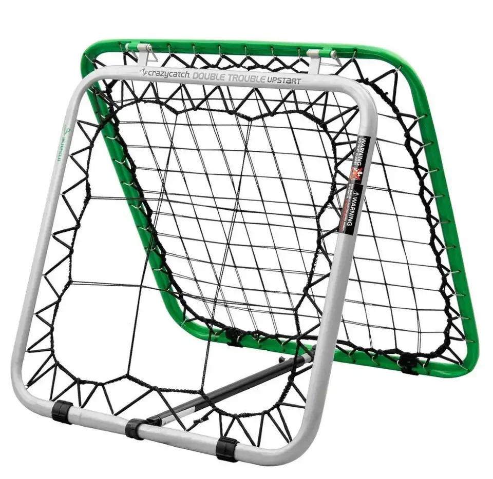 two sides soccer rebounder soccer goal for beginner and kids training indoor
