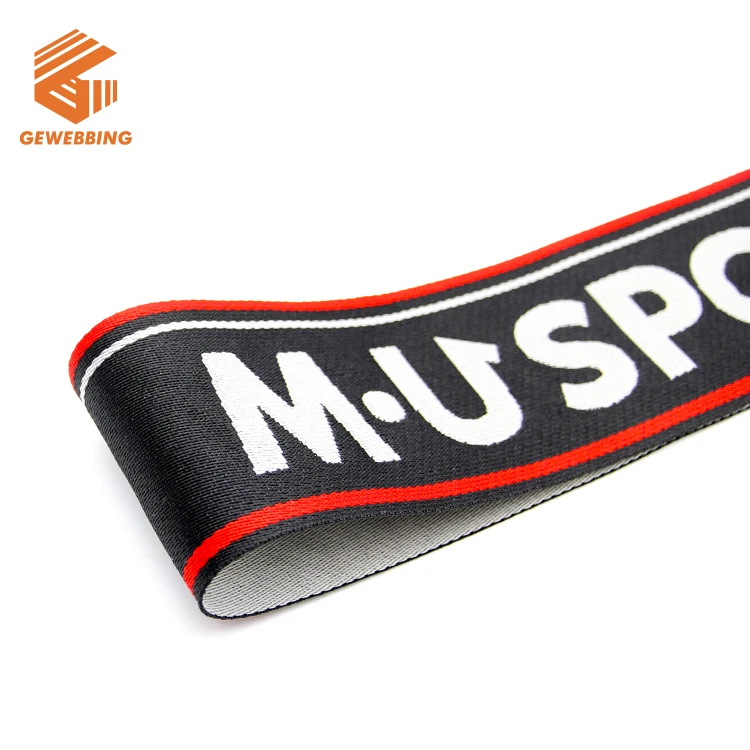 Hot Sale Polyester Woven Nylon Strap Webbing Tape 2.5 Cm Custom Printed Jacquard Webbing