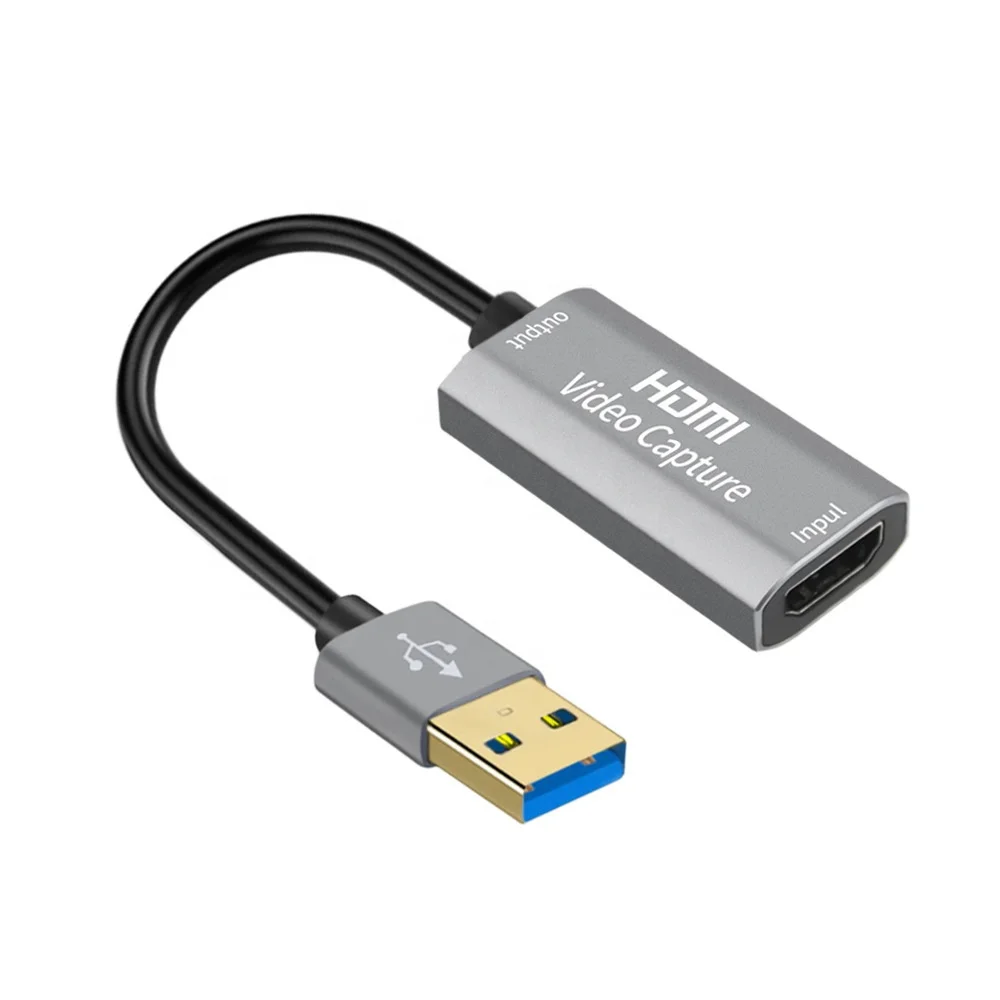 USB 3,0 карта видеозахвата 1080P 60fps 4K HD MI-Совместимость видео захвата коробка для Macbook PS4 игровая камера рекордер прямые трансляции