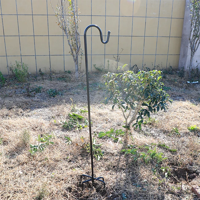 Регулируемый пастушья Железный крючок для фонаря сада улицы Подвесные Растения