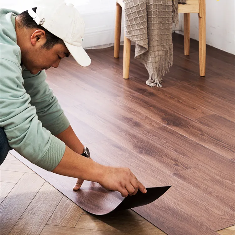 waterproof self adhesive stone anti static glue down plastic pvc vinyl plank flooring