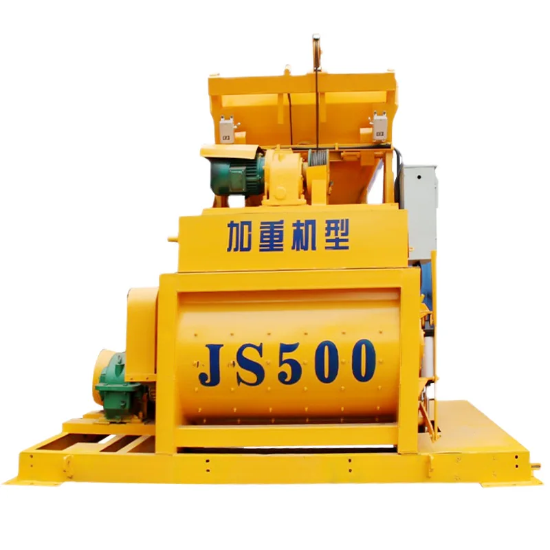 Сверхмощный принудительный Тип готовый смешанный js750 двойной вал Бетономешалка js