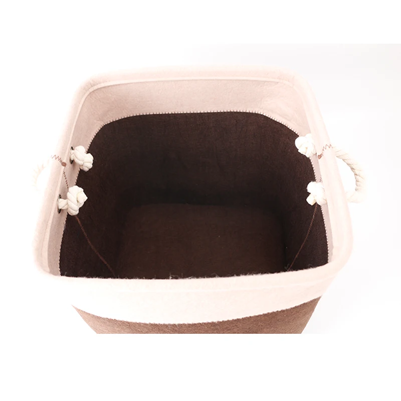 Felt large storage basket toy sundry storage basket