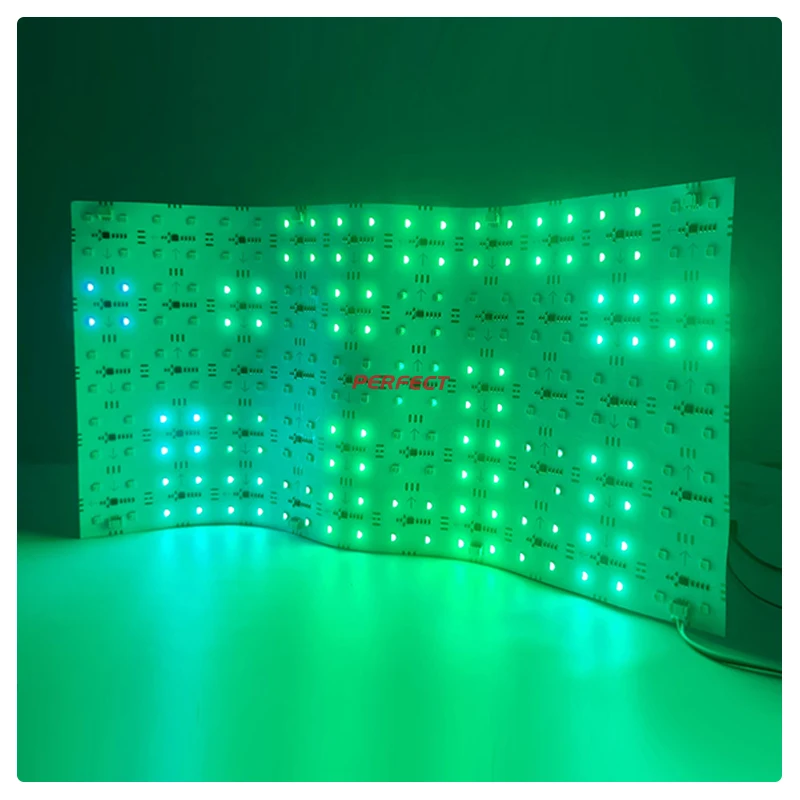 Customized Countertop dream waterproof IP65 spray glue RGBW 20*10 inch Smd 5050 colorful Flexible Cuttable Panel Light Sheet
